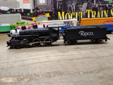 Vtg HO Gauge Mehano Topco Mogul Train Set 522 Steam Engine Tender Working Loco!