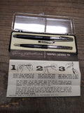 Vtg 1962 Sheaffer's Ball Point Pen and Pencil Set w/Original Box in Nice Shape!