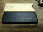 Vtg 2 Pc Parker Advertising Pen Lot Big Red Felt International Jotter Ball Point