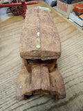 Vtg Cast Iron Toy Delivery Truck Artillery Wheels AC Williams Arcade Hubley Type
