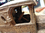 Vtg Cast Iron Toy Delivery Truck Artillery Wheels AC Williams Arcade Hubley Type