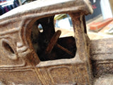 Vtg Cast Iron Toy Delivery Truck Artillery Wheels AC Williams Arcade Hubley Type