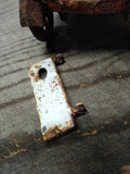 Vtg Cast Iron Toy Delivery Truck Artillery Wheels AC Williams Arcade Hubley Type