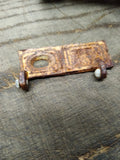 Vtg Cast Iron Toy Delivery Truck Artillery Wheels AC Williams Arcade Hubley Type