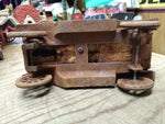 Vtg Cast Iron Toy Delivery Truck Artillery Wheels AC Williams Arcade Hubley Type
