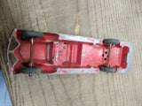 Vtg Die Cast Hubley Kiddie Toy #473 Fire Ladder Truck with Driver Made In USA!