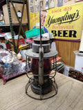 Vtg 1920s Dietz Vesta P.&L.E.R.R Pittsburgh Lake Erie Railroad Red Lens Lantern