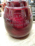 Vtg 1920s Dietz Vesta P.&L.E.R.R Pittsburgh Lake Erie Railroad Red Lens Lantern