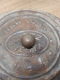 Vtg 1920s Dietz Vesta P.&L.E.R.R Pittsburgh Lake Erie Railroad Red Lens Lantern