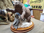 Franklin Mint GRIZZLY Bear Porcelain Figurine 1988 National Wildlife Federation!