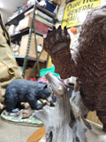 Franklin Mint GRIZZLY Bear Porcelain Figurine 1988 National Wildlife Federation!