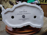 Franklin Mint GRIZZLY Bear Porcelain Figurine 1988 National Wildlife Federation!