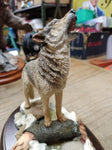 Vtg Country Artists Howling Wolf CA 642 Figurine Artist Sherwin Hand Painted