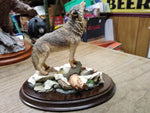 Vtg Country Artists Howling Wolf CA 642 Figurine Artist Sherwin Hand Painted