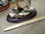 Vtg Country Artists Howling Wolf CA 642 Figurine Artist Sherwin Hand Painted