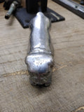 Vtg Rare 1930's Mack Truck Leaping Bull Dog Chrome Pin Back Ears Hood Ornament!