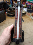 Vtg Unbranded Cast Iron Industrial Air Pressure Gauge 0-3 Pounds Steam Punk!