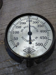 Vtg Oil Well Supply Co. Pittsburgh Pa 0-500 PSI Pressure Gauge Steampunk OWS