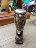 Vtg Bavarian Hunters Tobacco Pipe Rain Cover Porcelain Bowl Cherry Stem Germany!