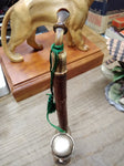 Vtg Bavarian Hunters Tobacco Pipe Rain Cover Porcelain Bowl Cherry Stem Germany!