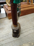 Vtg Bavarian Hunters Tobacco Pipe Rain Cover Porcelain Bowl Cherry Stem Germany!
