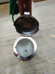 Vtg Bavarian Hunters Tobacco Pipe Rain Cover Porcelain Bowl Cherry Stem Germany!