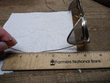 Vtg Wilson Yellow Round Lens Side Shield Goggles #N86 Safety Glasses 1918 w/Case