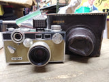 Vtg Argus Brick C3 Range Finder 35mm Camera 50mm f 3.5 Lens Shutter Works Case