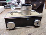 Vtg Argus Brick C3 Range Finder 35mm Camera 50mm f 3.5 Lens Shutter Works Case