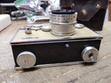 Vtg Argus Brick C3 Range Finder 35mm Camera 50mm f 3.5 Lens Shutter Works Case