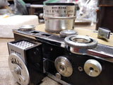 Vtg Argus Brick C3 Range Finder 35mm Camera 50mm f 3.5 Lens Shutter Works Case