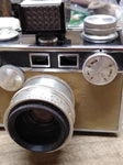 Vtg Argus Brick C3 Range Finder 35mm Camera 50mm f 3.5 Lens Shutter Works Case