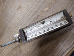 Vtg Meriam Instrument Cast Iron Air Pressure Gauge Pounds/Ounces RD 519-1 USA