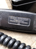 Vtg Bell System Western Electric F1 Black Rotary Desk Telephone Metal/Bakelite