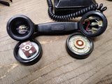 Vtg Bell System Western Electric F1 Black Rotary Desk Telephone Metal/Bakelite