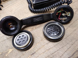 Vtg Bell System Western Electric F1 Black Rotary Desk Telephone Metal/Bakelite