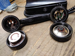 Vtg Ericsson Black Rotary STD PTT Desk Telephone SIMCA Car Dealer Updated Wiring