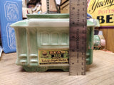 Vtg EMPTY Jim Beam 1968 Kentucky Bourbon Decanter San Francisco Trolley Car!