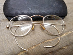 Vtg AO American Optical Cortland 12K GF Fancy Wire Frame Round Lens Eye Glasses