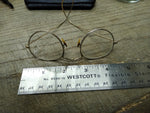 Vtg AO American Optical Cortland 12K GF Fancy Wire Frame Round Lens Eye Glasses