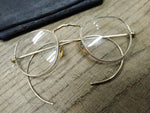 Vtg AO American Optical Cortland 12K GF Fancy Wire Frame Round Lens Eye Glasses