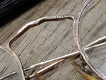 Vtg AO American Optical Cortland 12K GF Fancy Wire Frame Round Lens Eye Glasses