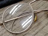 Vtg AO American Optical Cortland 12K GF Fancy Wire Frame Round Lens Eye Glasses
