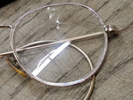 Vtg AO American Optical Cortland 12K GF Fancy Wire Frame Round Lens Eye Glasses