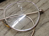 Vtg AO American Optical Cortland 12K GF Fancy Wire Frame Round Lens Eye Glasses