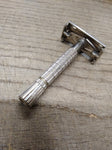 Vtg Gillette F-2 1960 Flare Tip Super Speed TTO DE Safety Razor Nice Shape!