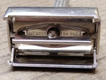 Vtg Gillette F-2 1960 Flare Tip Super Speed TTO DE Safety Razor Nice Shape!