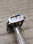Vtg Gillette F-2 1960 Flare Tip Super Speed TTO DE Safety Razor Nice Shape!