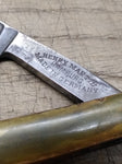 Vtg Antique Henry Martin Straight Shaving Razor Made In Hamburg Germany