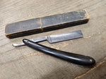 Vtg Antique Eugine Berninghaus Straight Shaving Razor with Box Made In Germany